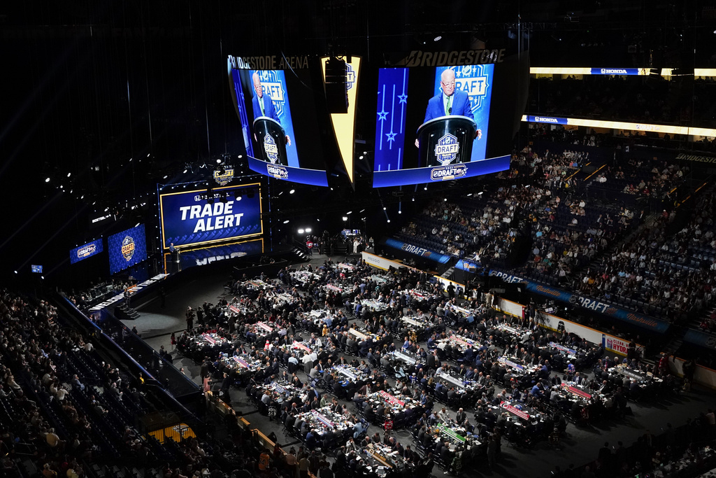 Overhead of the NHL Draft 2023