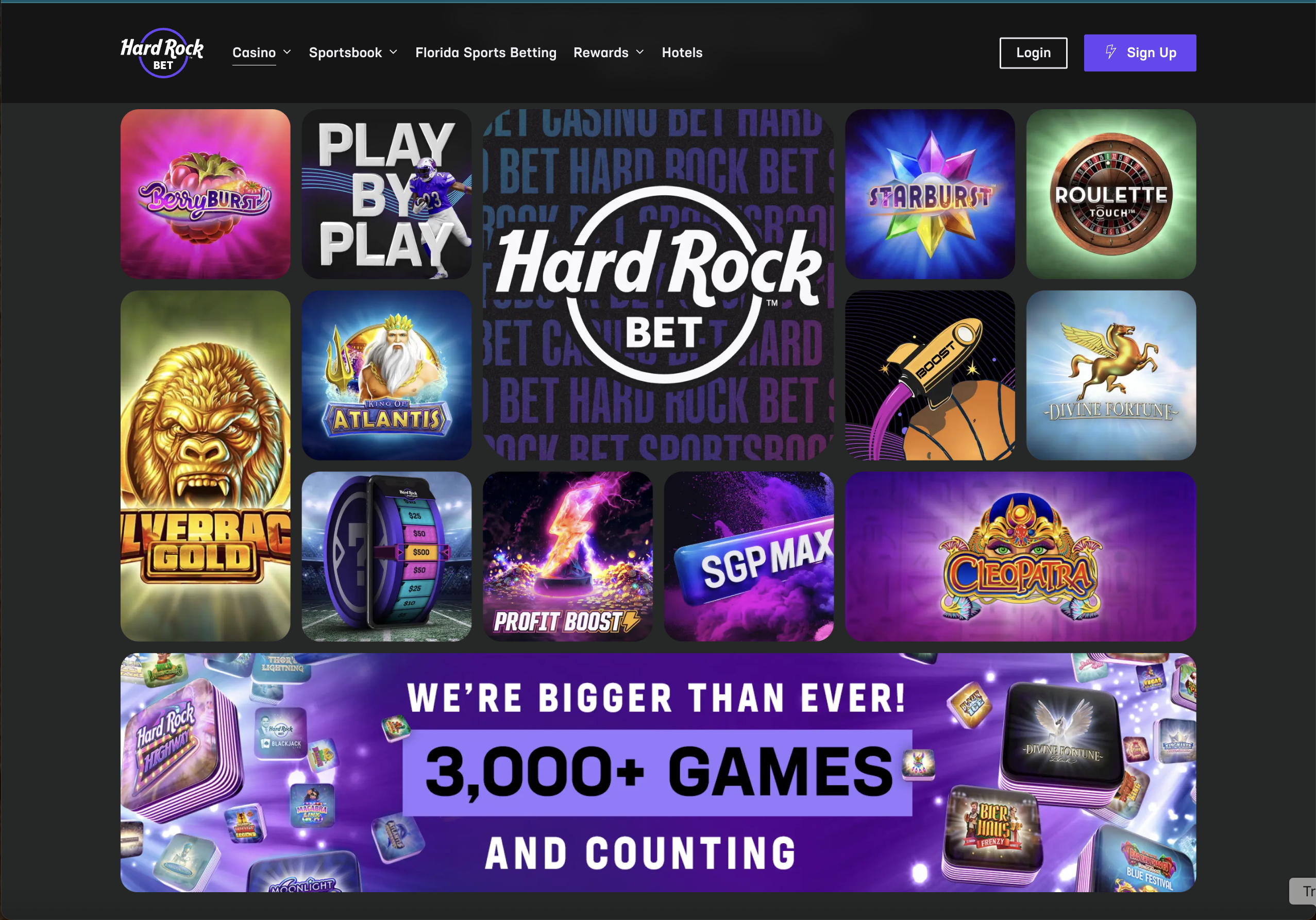 Hard Rock Bet Casino 3K+ Games