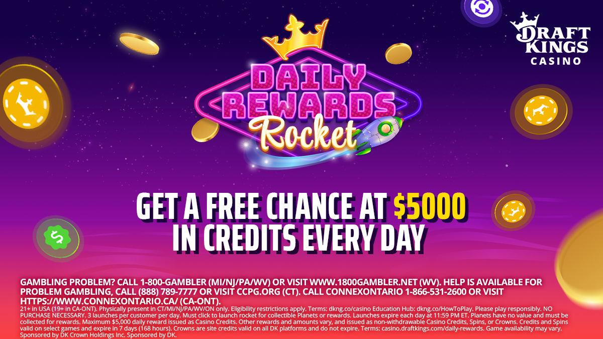 DraftKings Casino Daily Rewards Rocket