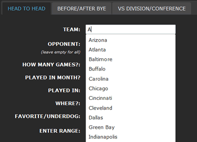 How to Use Odds Shark Databases