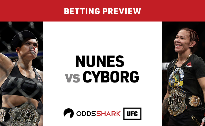 Cris Cyborg vs Amanda Nunes Betting Odds  Odds Shark