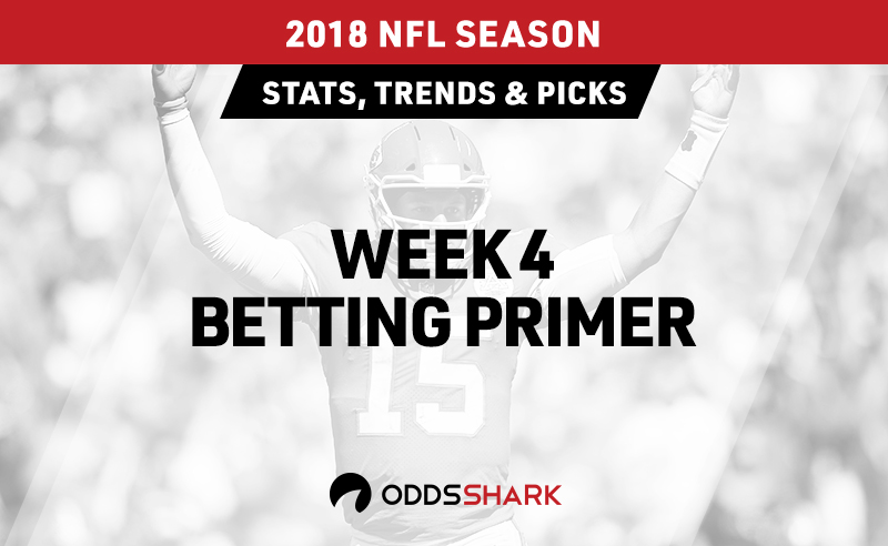 NFL Betting Trends: Betting Stats for Every Week 4 NFL Game on