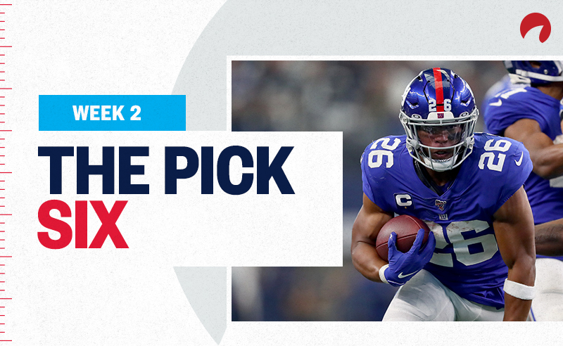 The Pick Six - NFL Betting Picks - Week 2 - 2019 Season