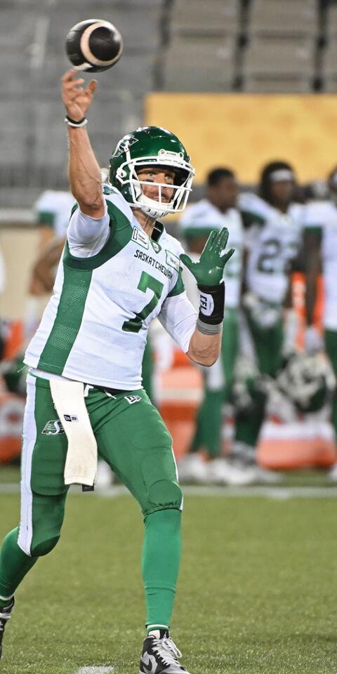 Trevor Harris and the Saskatchewan Roughriders featured in our CFL week 5 picks and odds