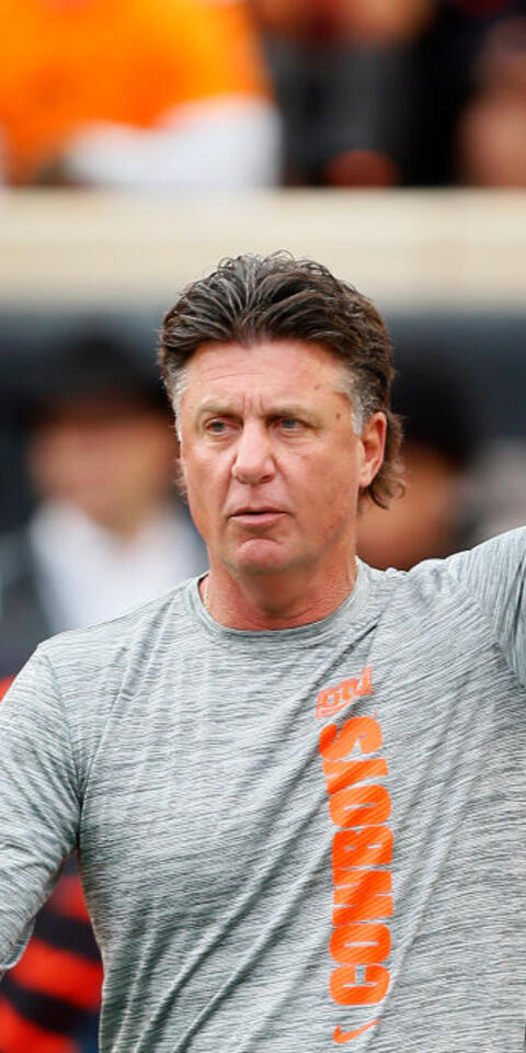 Mike Gundy's Cowboys are underdogs in the Oklahoma State vs Colorado odds