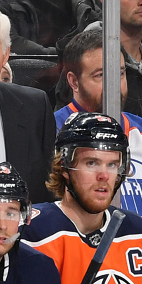 Ken Hitchcock of the Edmonton Oilers watches play from the bench during the game against the Minnesota Wild on December 7, 2018 at Rogers Place in Edmonton, Alberta, Canada.