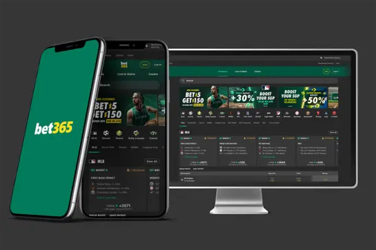 Bet365 Online Casino Homepage Screenshot