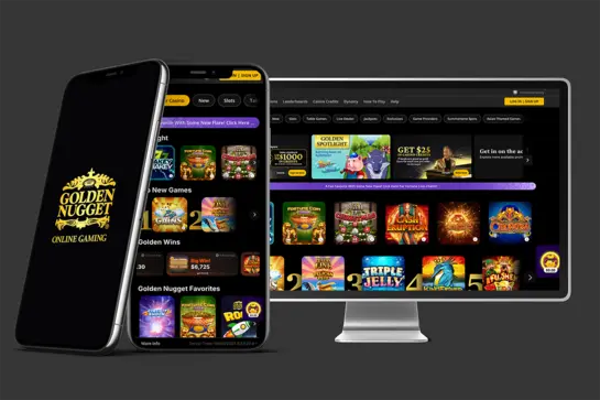 Golden Nugget Online Casino Homepage Screenshot
